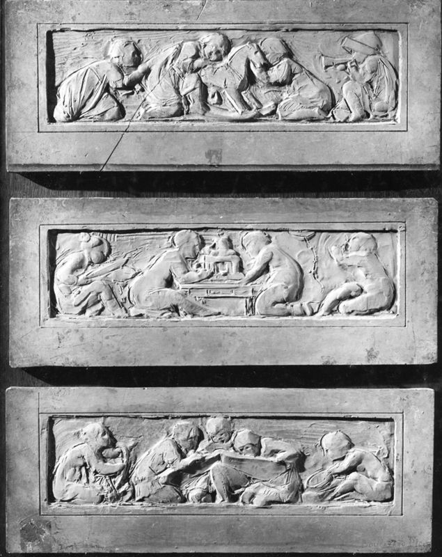 Projet pour trois bas-reliefs