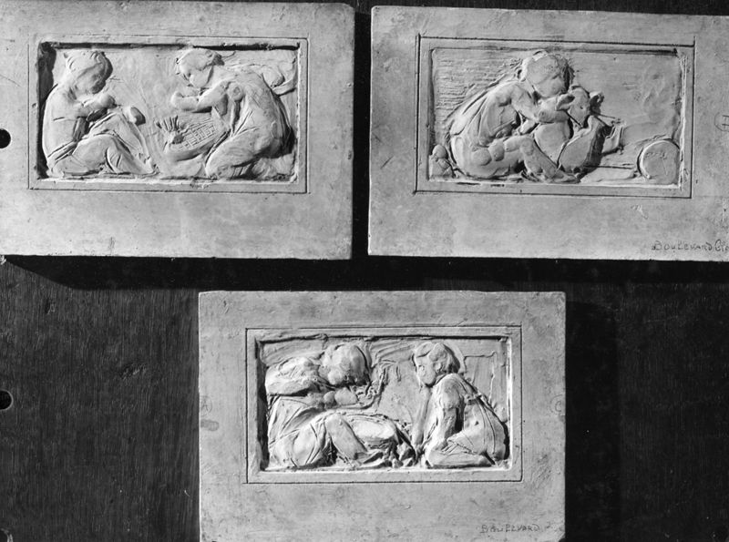 Projet pour trois bas-reliefs