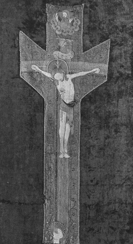 met kruis in Y-vorm : Stervende Christus