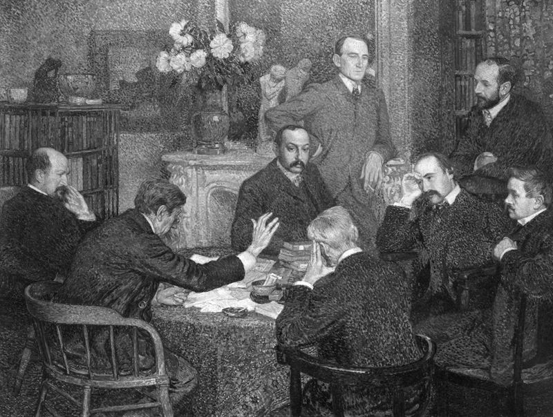 De lezing door Emile Verhaeren