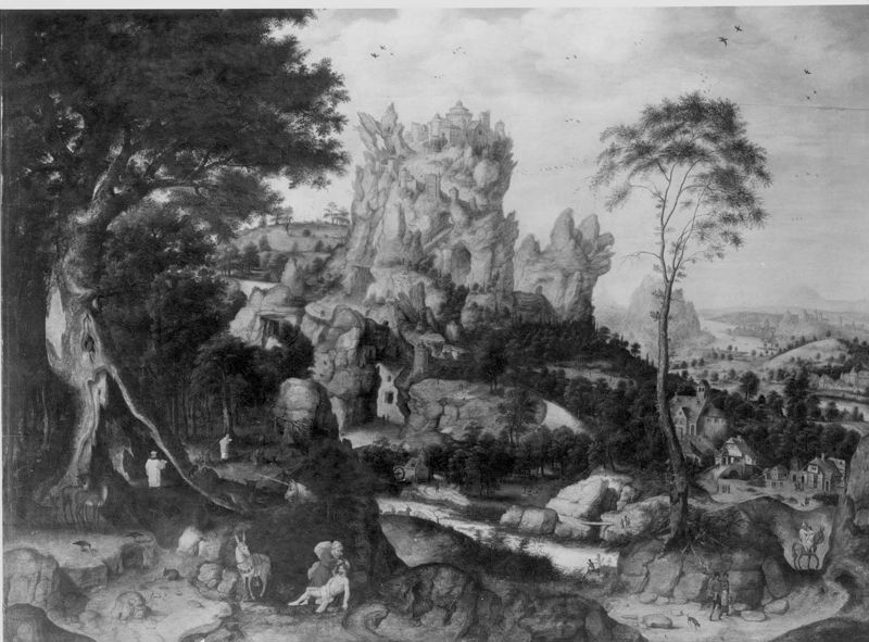 Paysage avec la parabole du Bon Samaritain