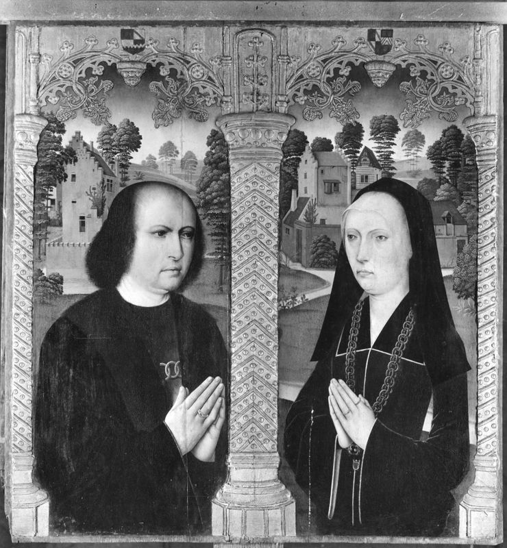 Portraits de Barbe de Croesinck et Louis de Quarré