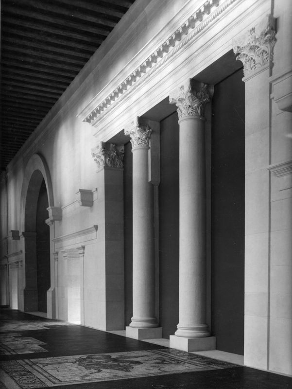 Apamée/Apamea: reconstitution du portique de la Grande Colonnade (détruit en 1946)