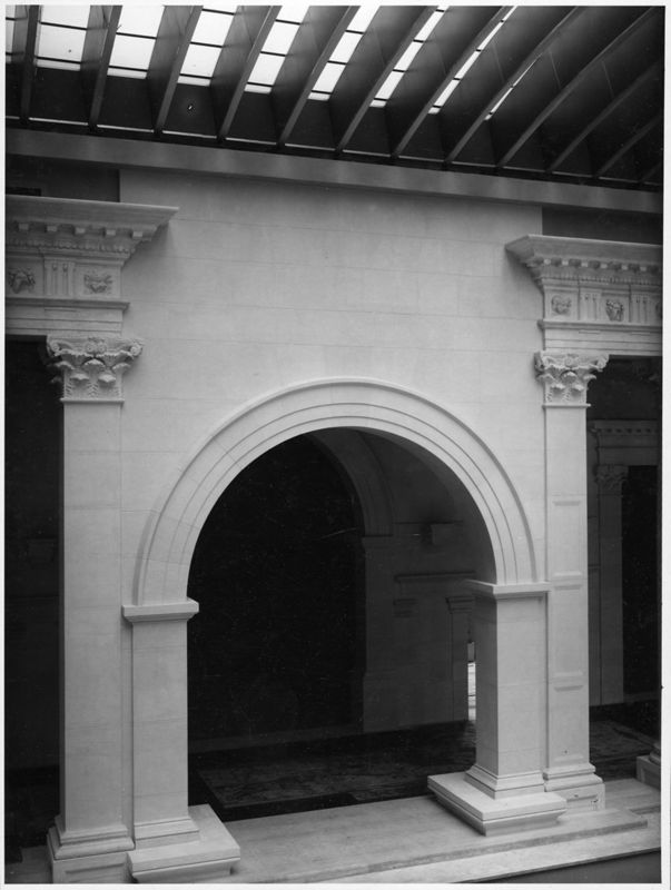 Apamée/Apamea: reconstitution du portique de la Grande Colonnade (détruit en 1946)