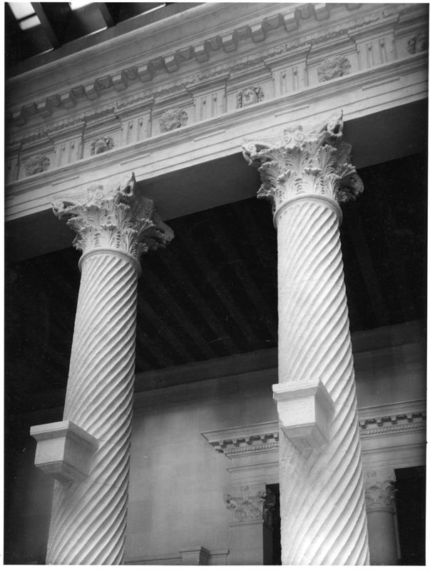 Apamée/Apamea: reconstitution du portique de la Grande Colonnade (détruit en 1946)