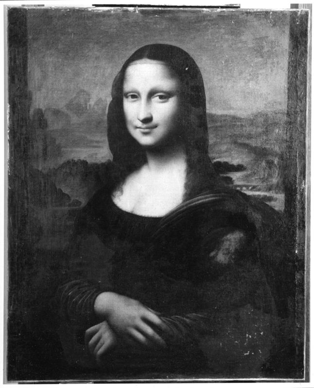 Portrait de Mona Lisa, épouse de Francesco del Giocondo, 'La Joconde'