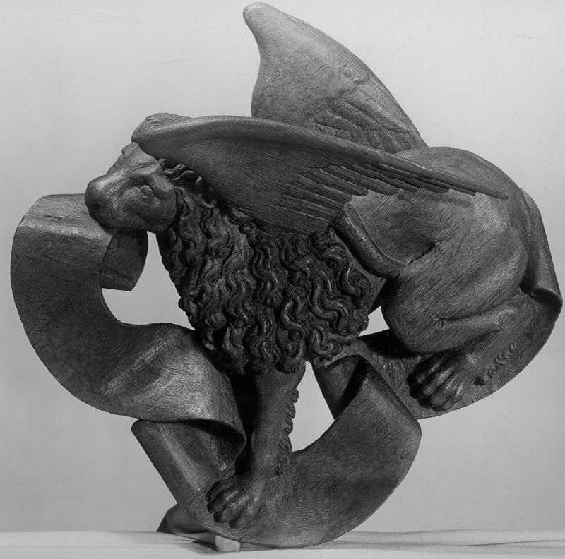 Leeuw als evangelistensymbool (H. Marcus)