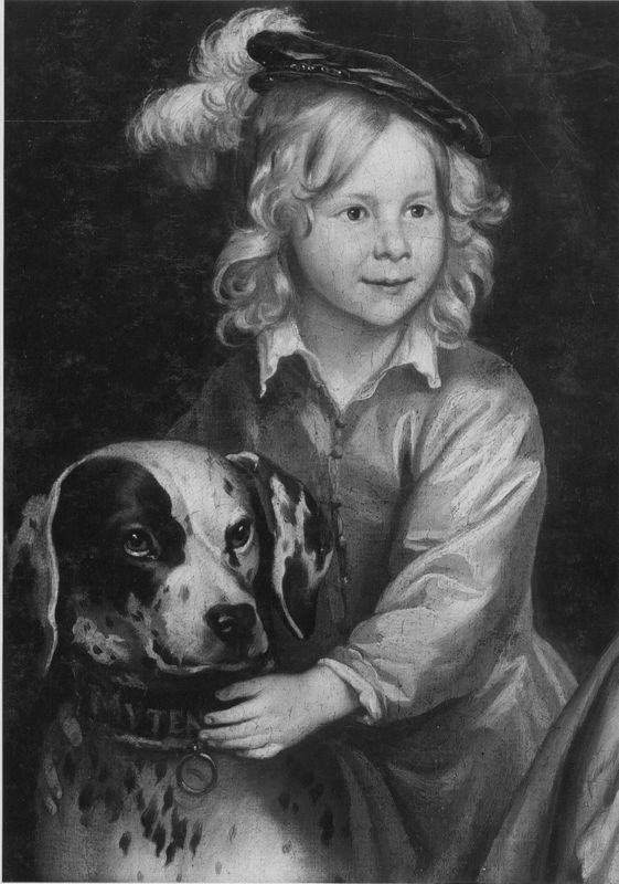 Willem van der Does met vrouw en kinderen