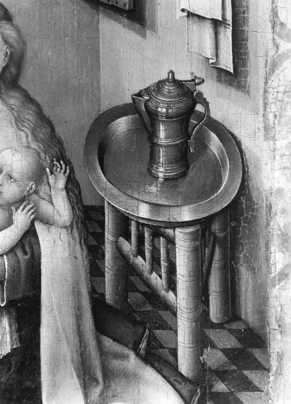 Trône de Grâce et Vierge à l'Enfant à la cheminée