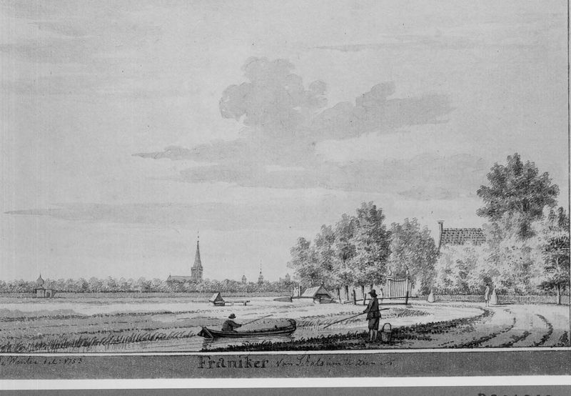 Het dorp Franeker (Nederland)