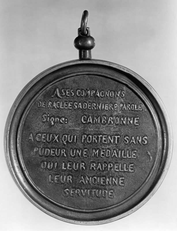 Médaille de Waterloo (à Cambronne)