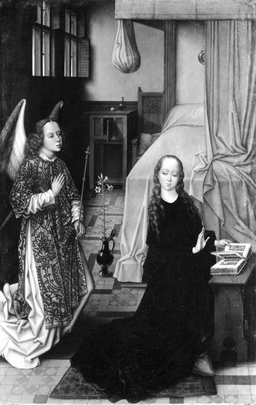 Annonciation et Présentation au temple (fragments du Triptyque de l'Adoration des mages)
