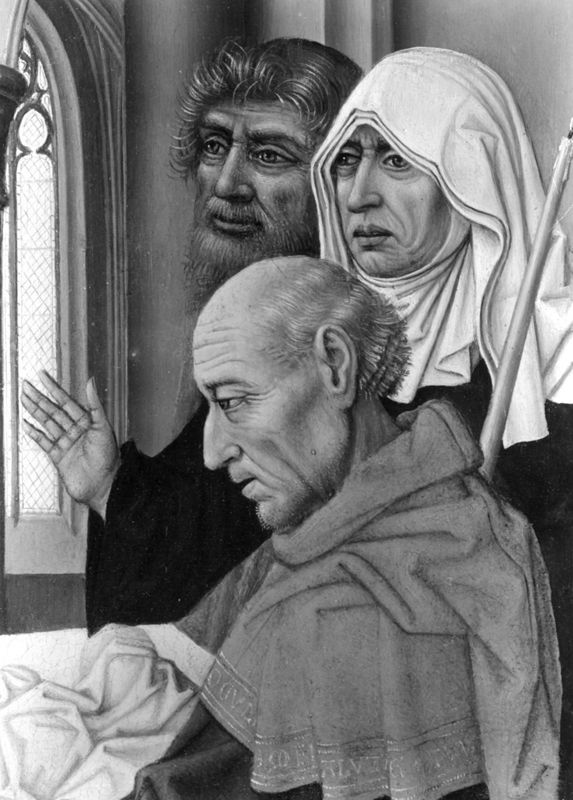 Annonciation et Présentation au temple (fragments du Triptyque de l'Adoration des mages)