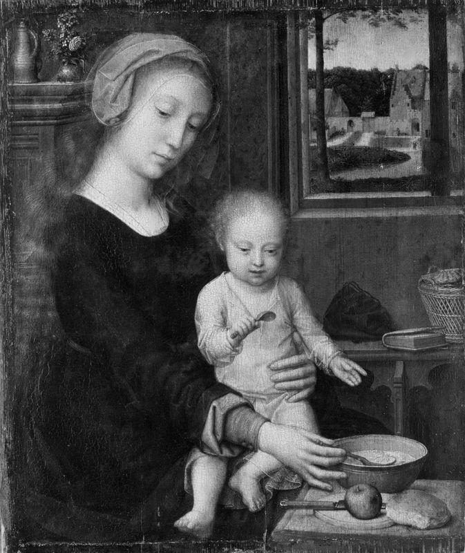 La Vierge à la soupe au lait