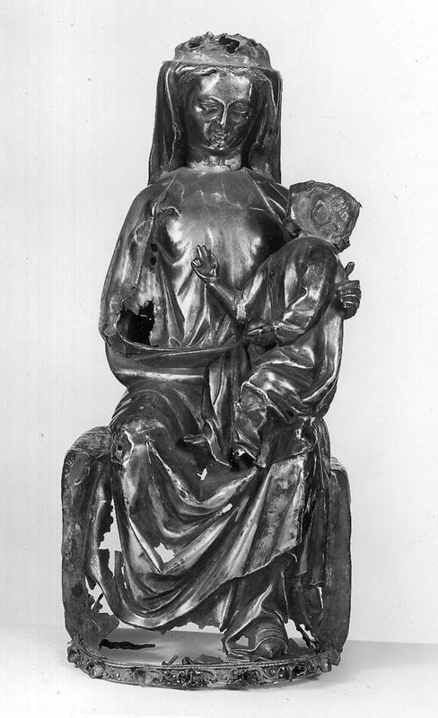 châsse Notre-Dame : Pignon de la Vierge