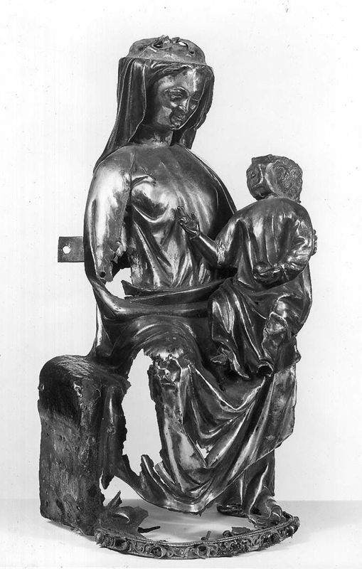 châsse Notre-Dame : Pignon de la Vierge