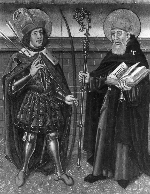 Saint Sébastien et saint Antoine l'ermite