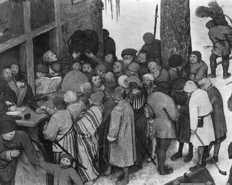 De volkstelling te Bethlehem