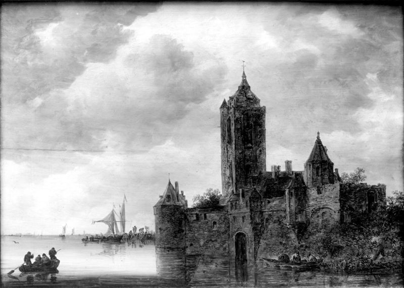 Château au bord de la mer