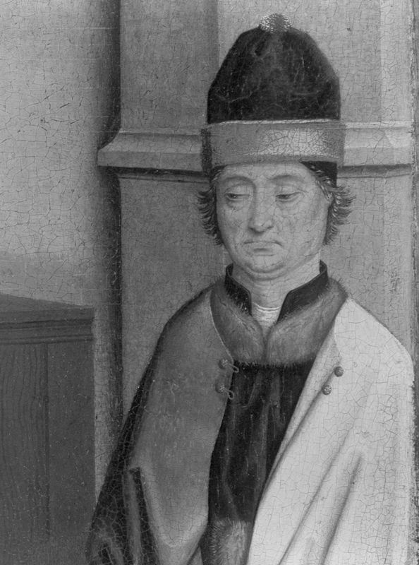 Prediking van Rumoldus op weg naar Rome
Legende H. Rumoldus (paneel 2)