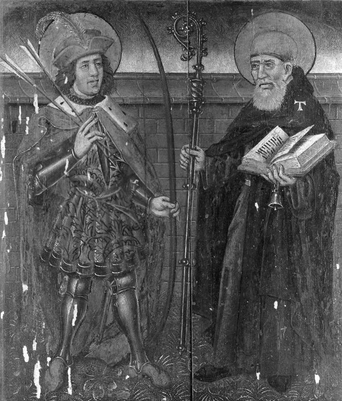 Saint Sébastien et saint Antoine l'ermite