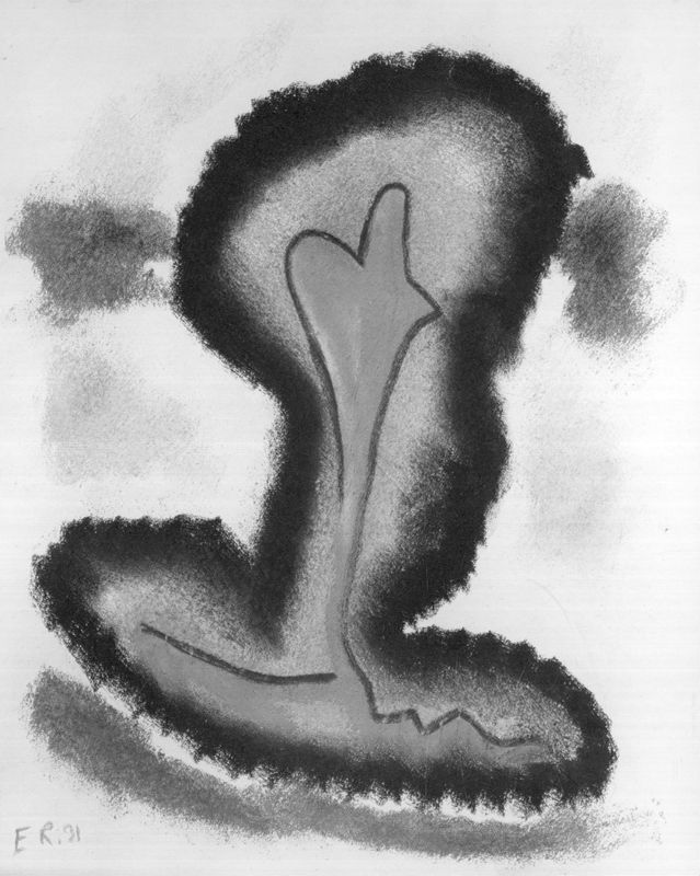 Flamme au serpent rouge