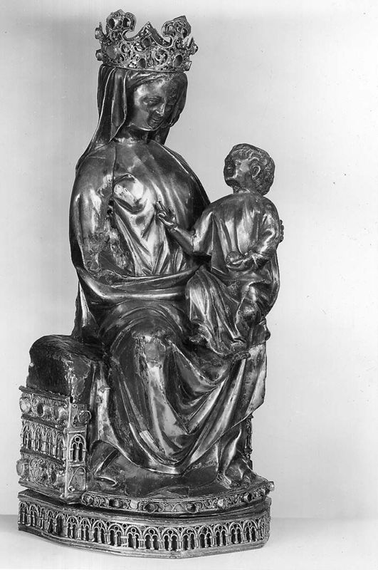 châsse Notre-Dame : Pignon de la Vierge
