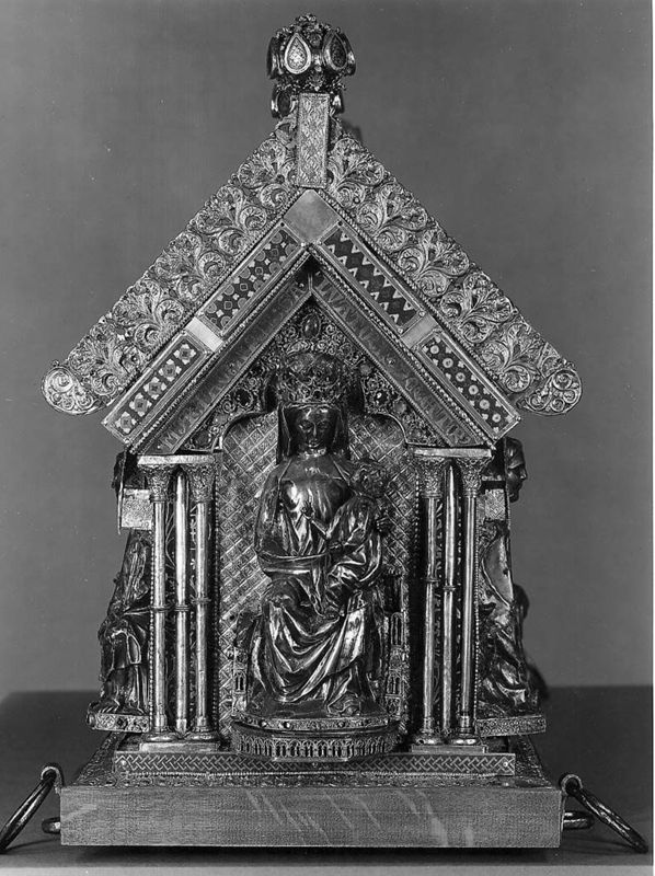 châsse Notre-Dame : Pignon de la Vierge