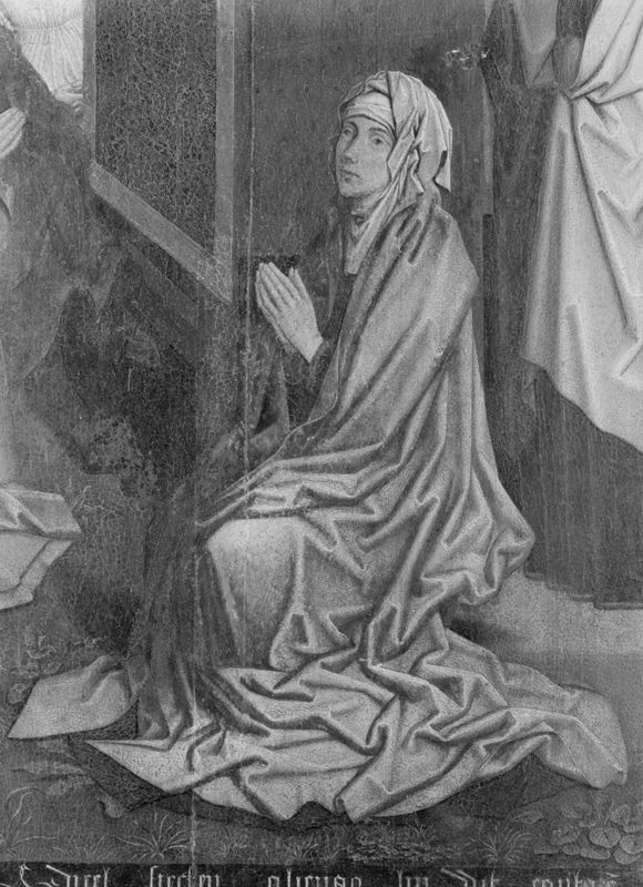 Prediking van Rumoldus op weg naar Rome
Legende H. Rumoldus (paneel 2)