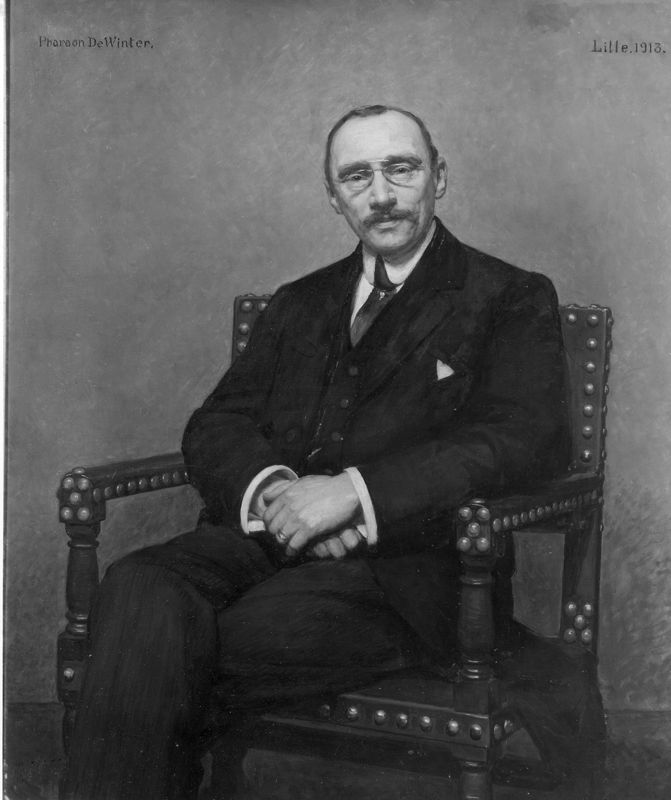 Portret van Professor Ernest Gerard