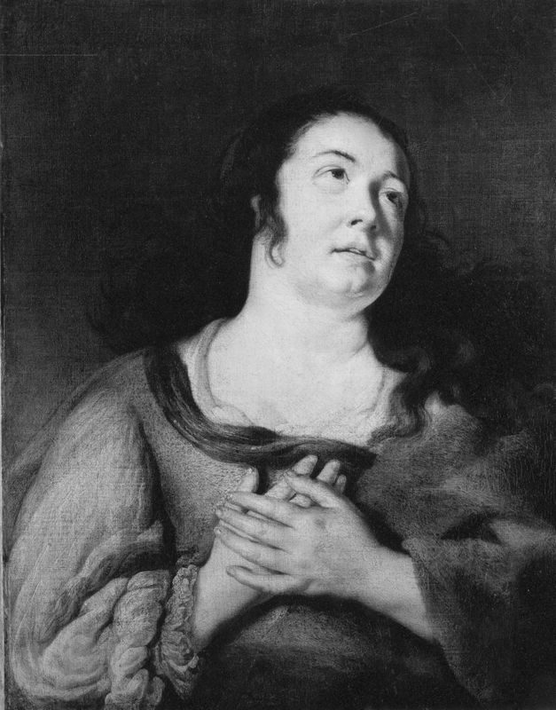 Treurende vrouw