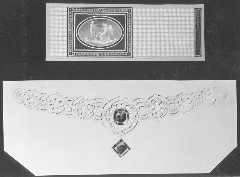 Deux projets : collier et couvercle de boîte
