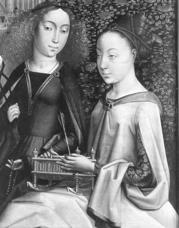 Vierge et Enfant parmi les Saintes