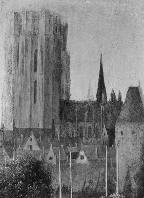 Bevrijding van Mechelen van beleg van Jan II
Legende H. Rumoldus (paneel 24)