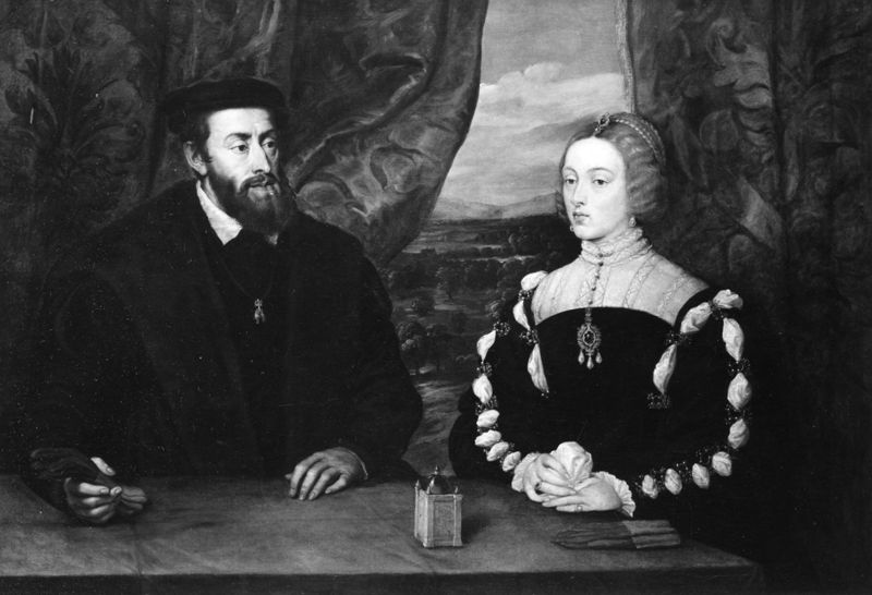 Empereur Charles Quint et l'impératrice Isabelle