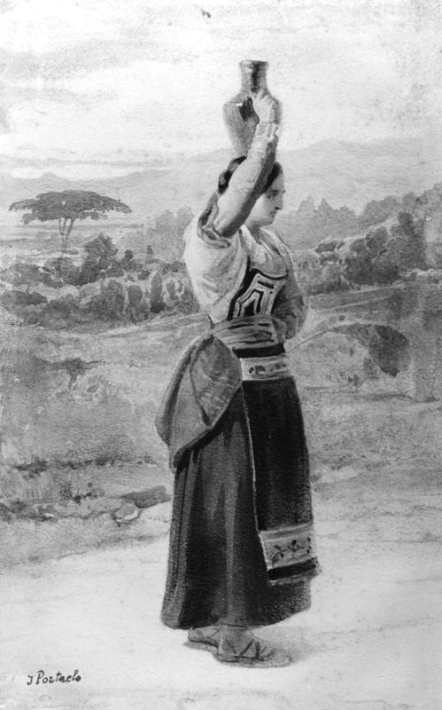 Porteuse d'eau