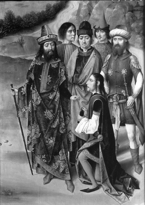 Triptiek met de Marteldood van de Heilige Hippolytus