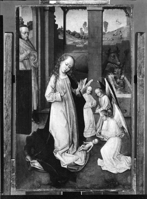 Nativité (fragment du Triptyque de l'Adoration des mages)