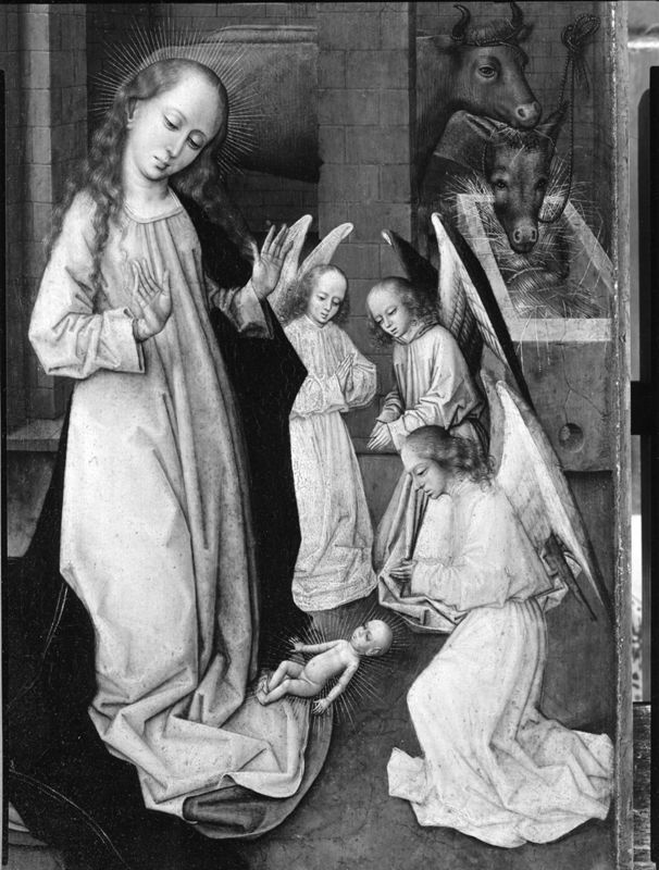 Nativité (fragment du Triptyque de l'Adoration des mages)