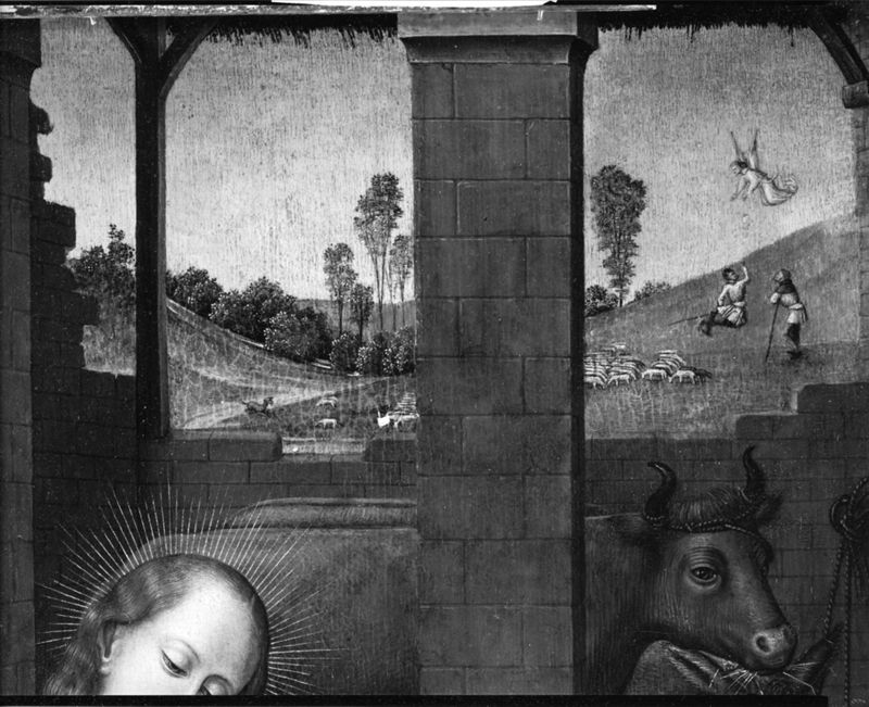 Nativité (fragment du Triptyque de l'Adoration des mages)