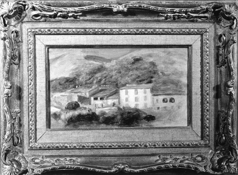 Paysage à Cagnes (avec maisons)