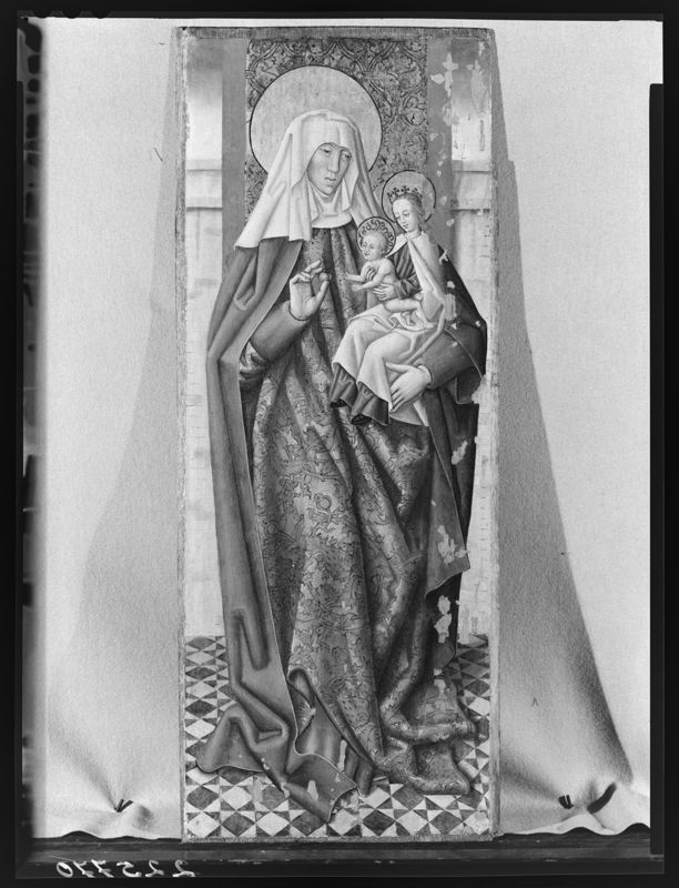 Sainte-Anne Trinitaire (revers: Luc l'Evangéliste)