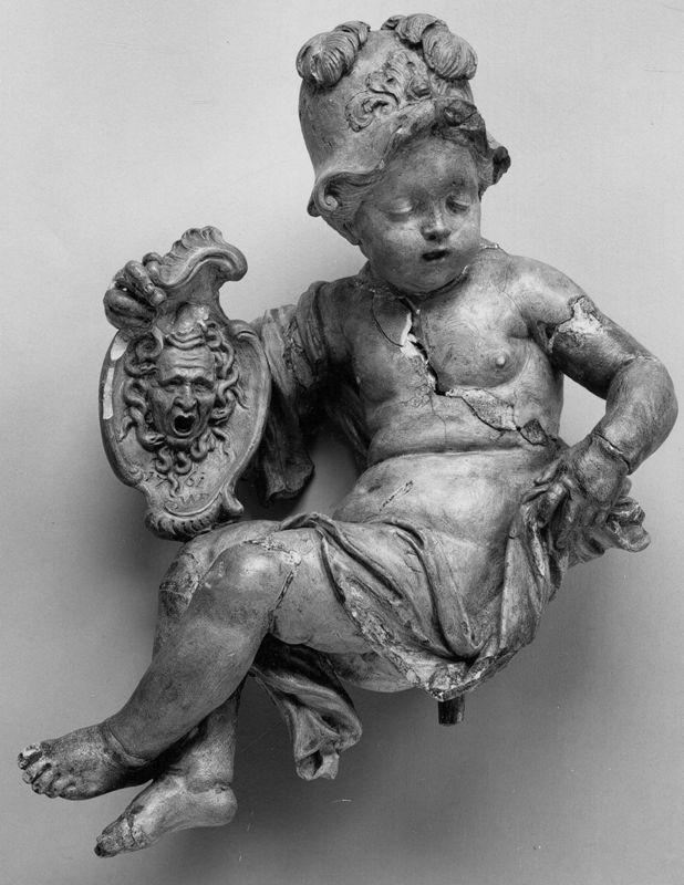Putti als Perseus