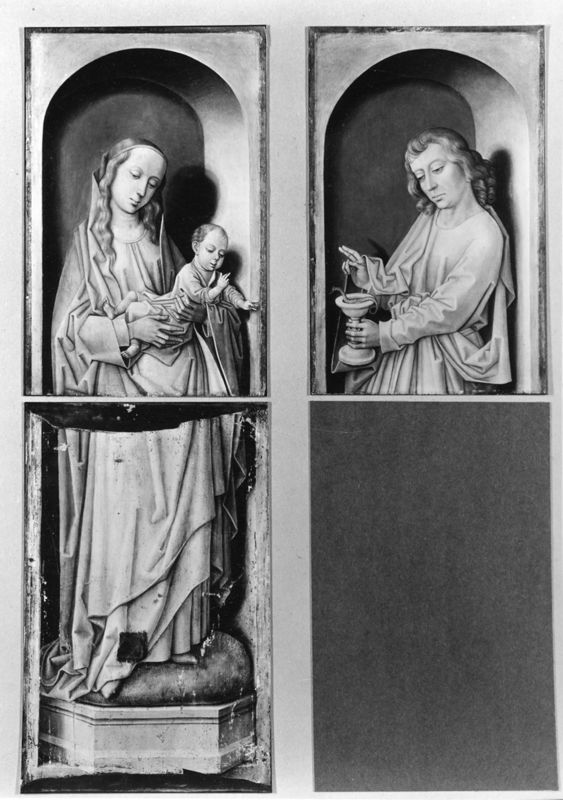 Annonciation et Présentation au temple (fragments du Triptyque de l'Adoration des mages)