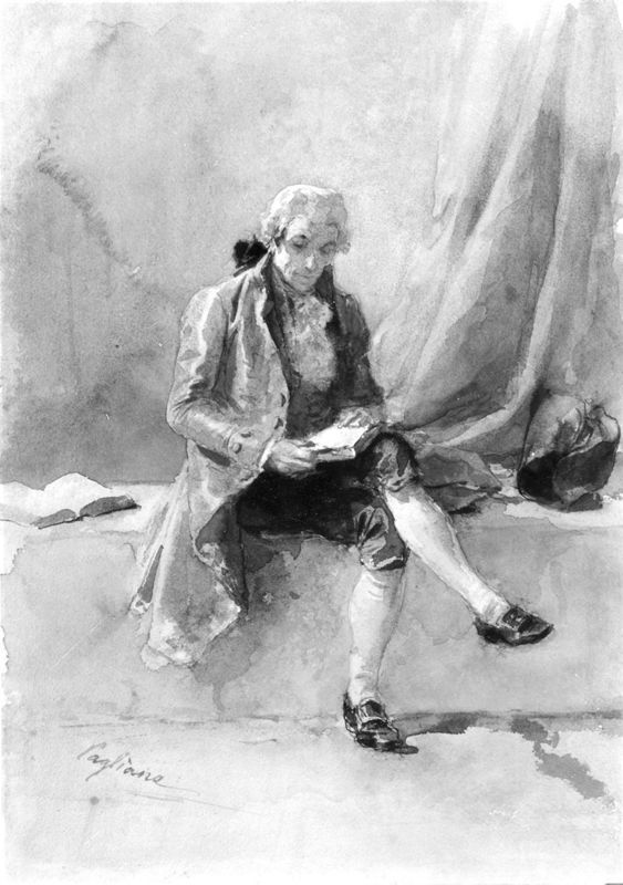 Gentilhomme lisant