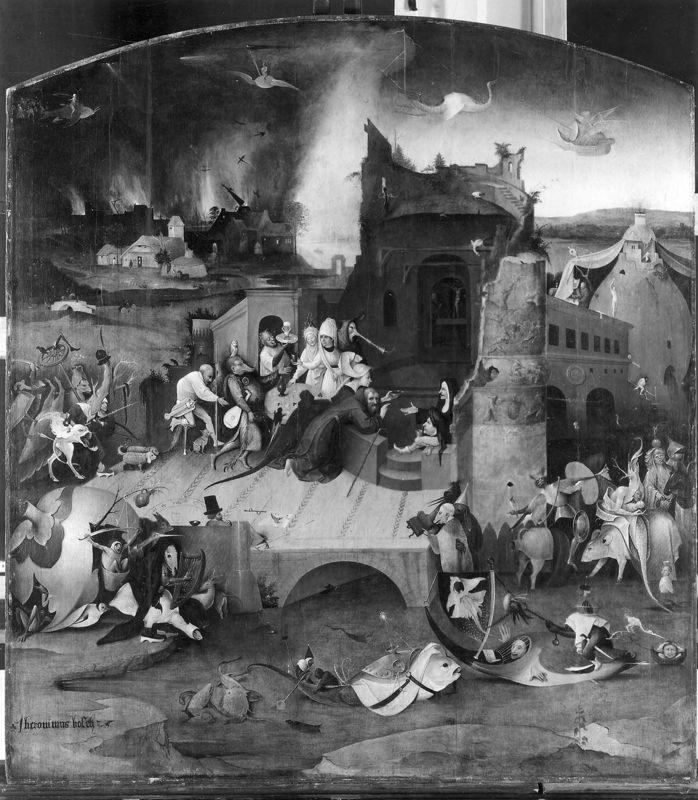 Triptiek met de Bekoring van de Heilige Antonius
