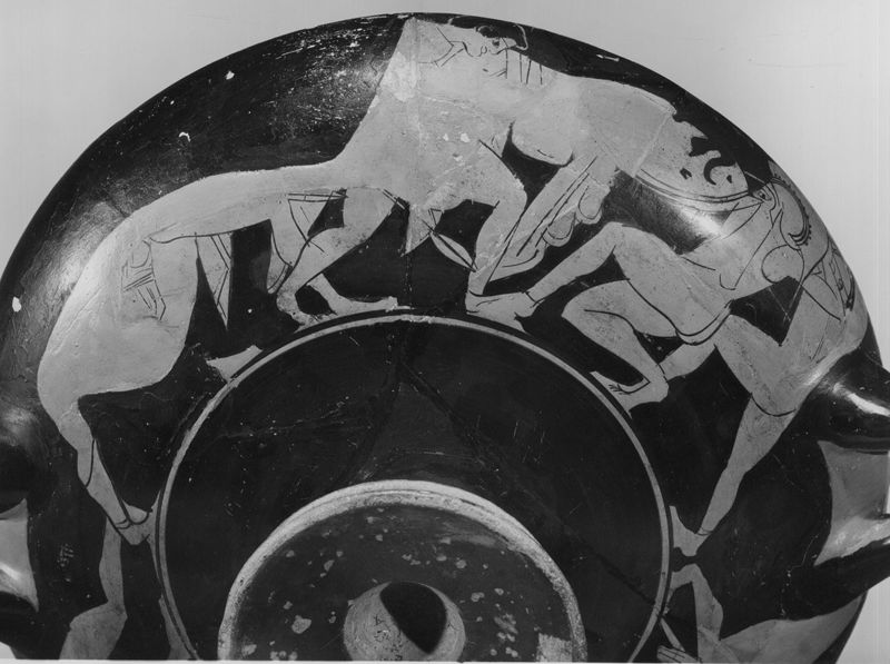 Coupe à figures rouges