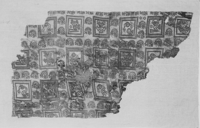 beschilderd textiel