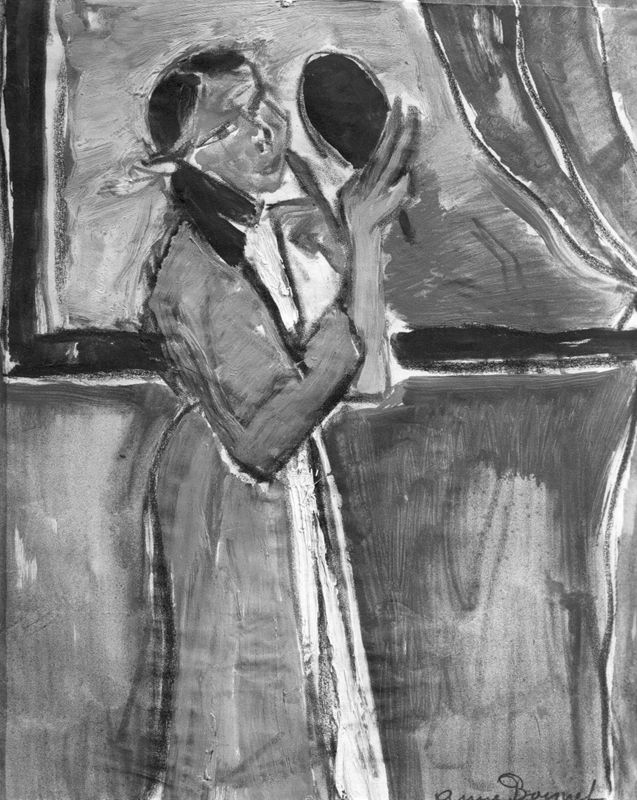 La fillette au miroir
