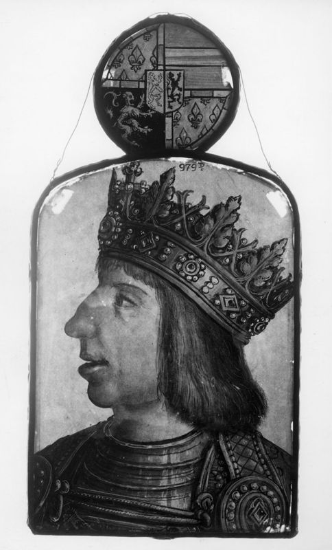 Membre masculin de la Maison de Habsbourg avec armoiries